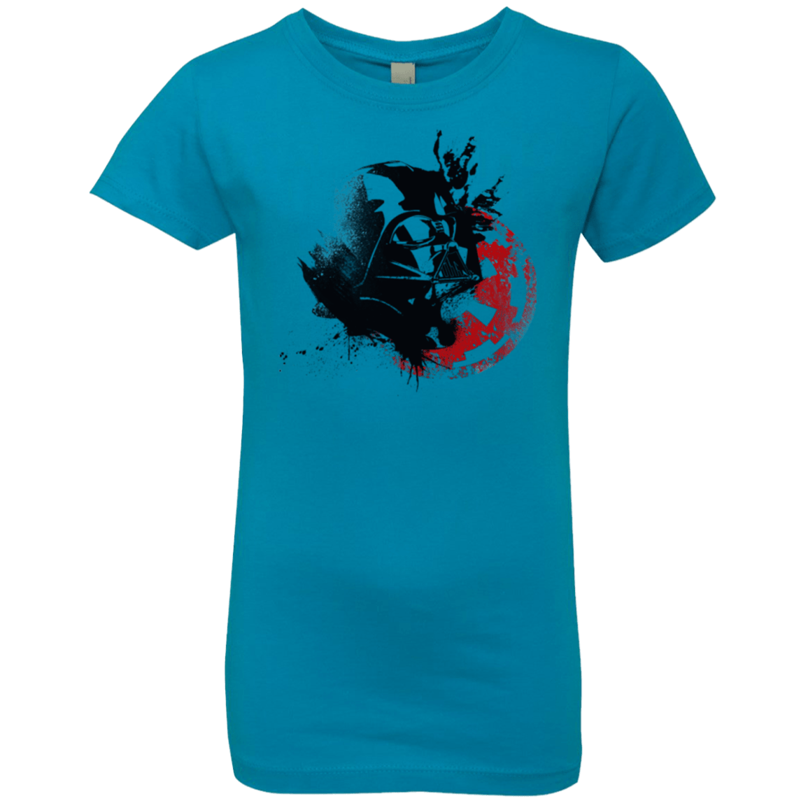 T-Shirts Turquoise / YXS Darth V Girls Premium T-Shirt