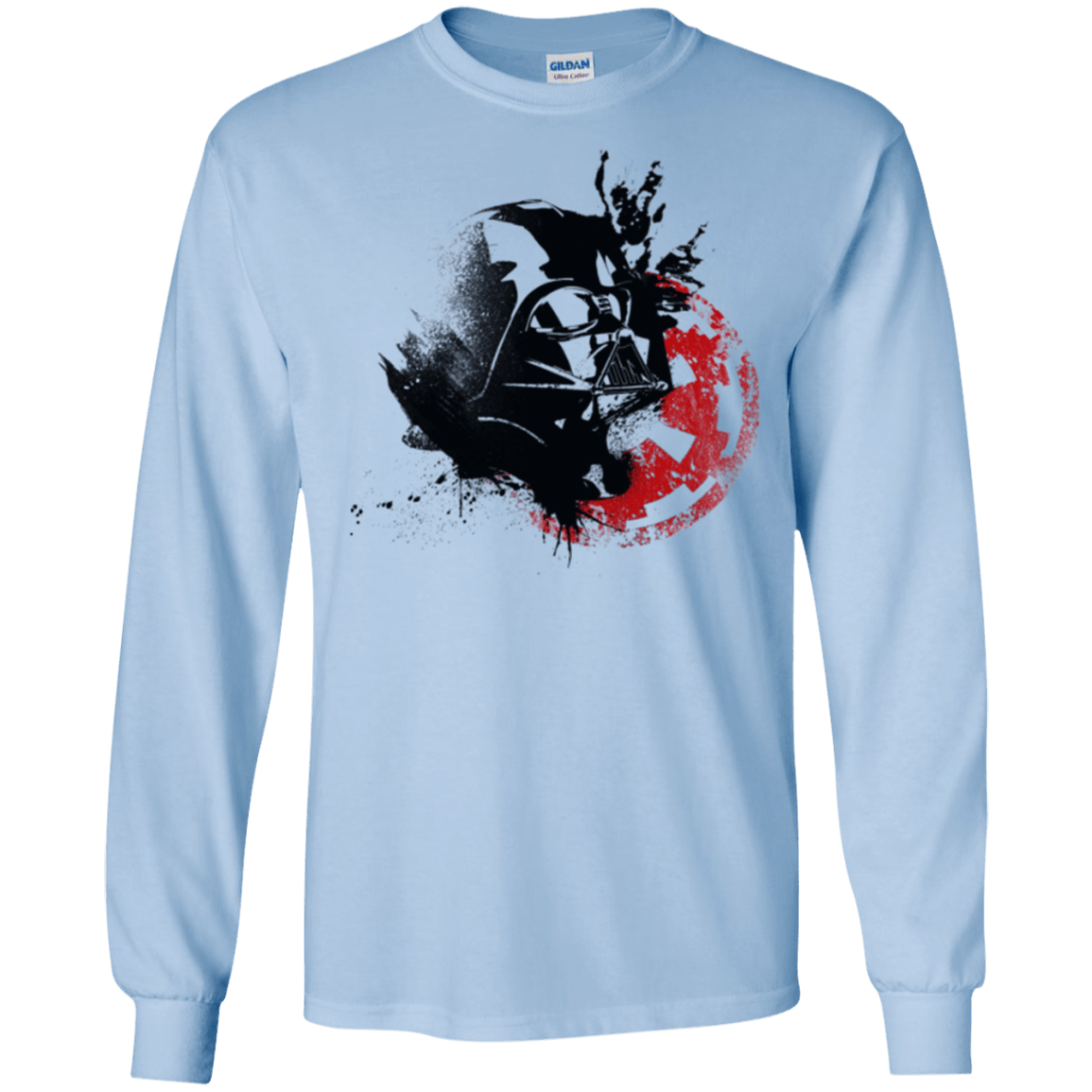 T-Shirts Light Blue / S Darth V Men's Long Sleeve T-Shirt