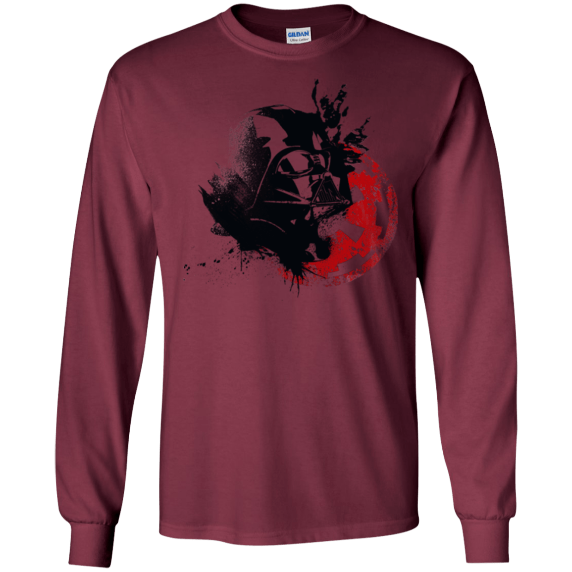 T-Shirts Maroon / S Darth V Men's Long Sleeve T-Shirt