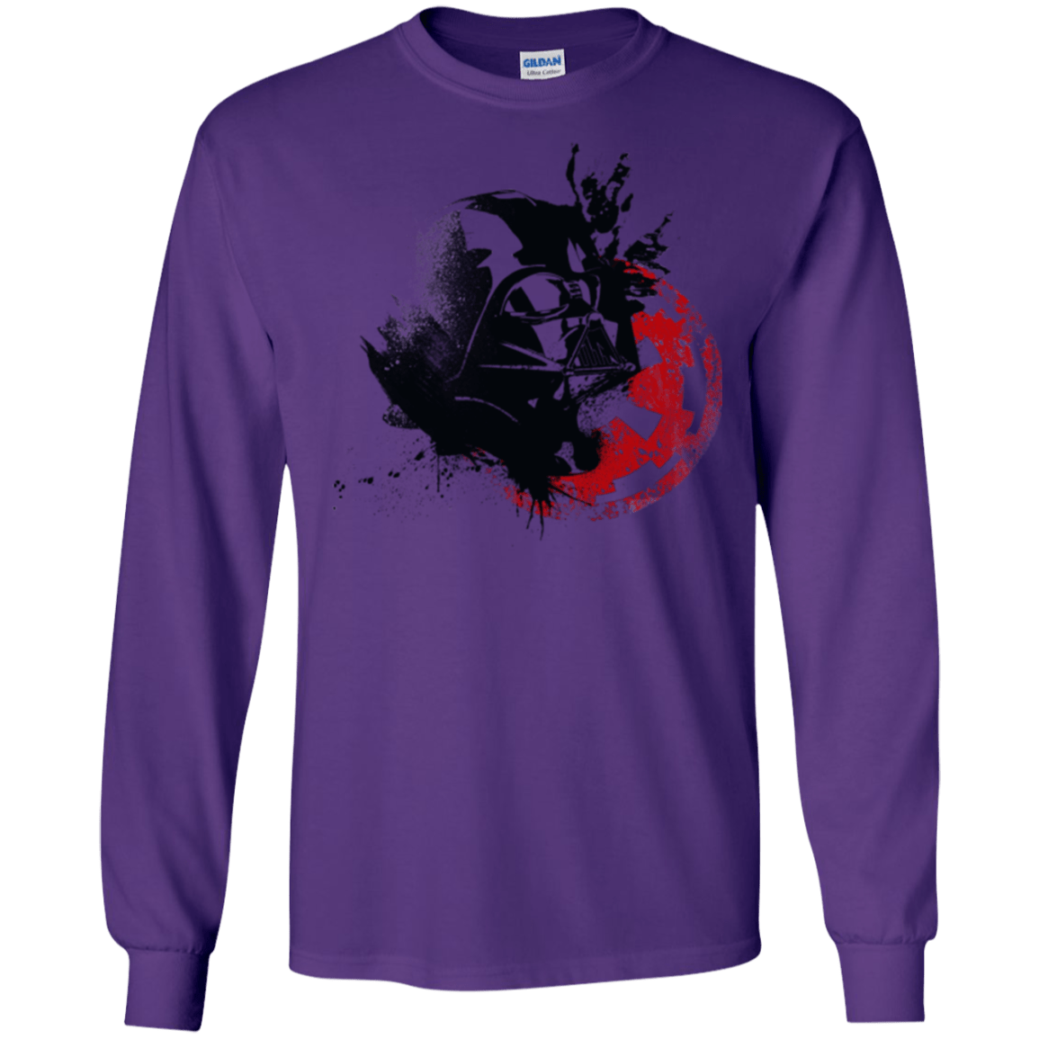 T-Shirts Purple / S Darth V Men's Long Sleeve T-Shirt