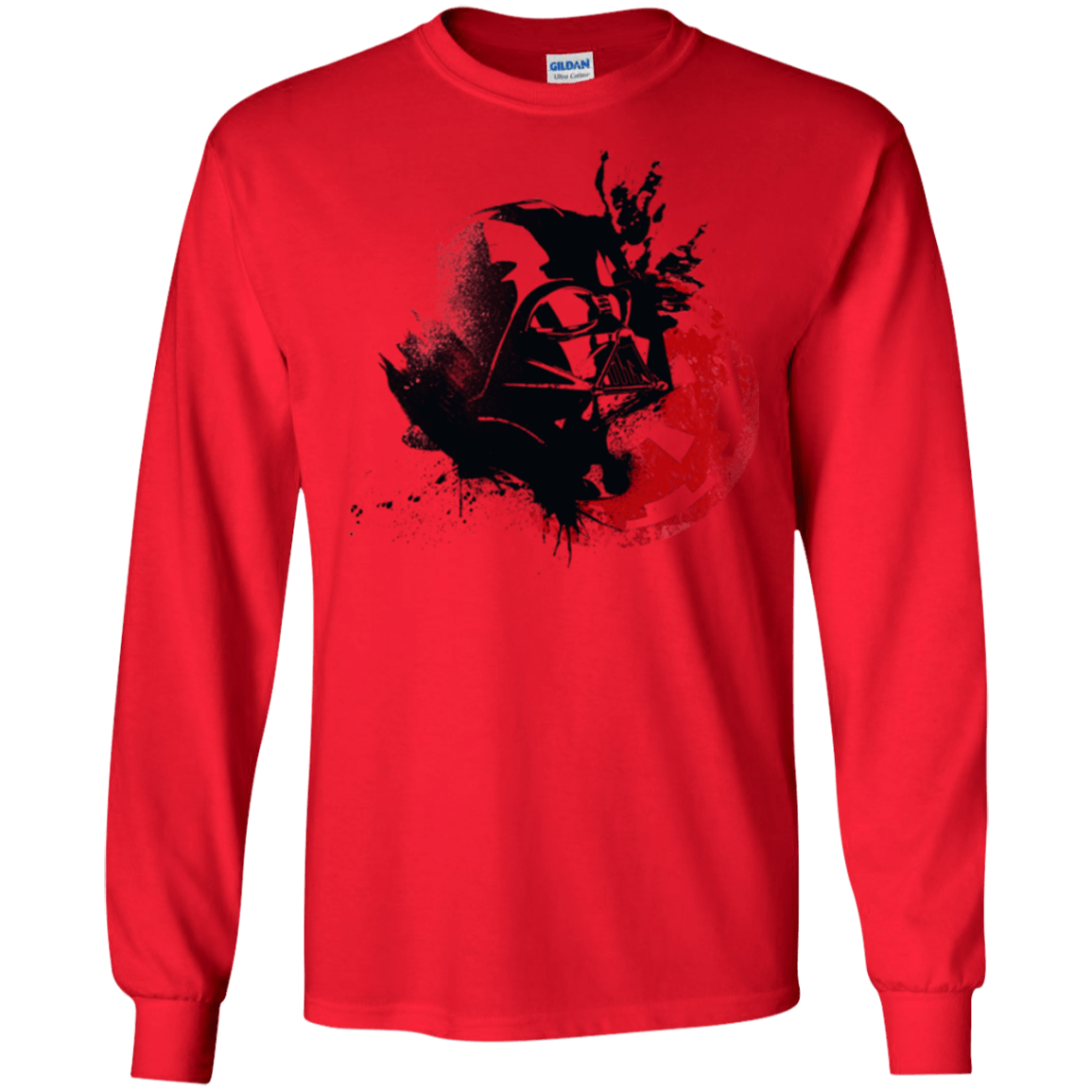 T-Shirts Red / S Darth V Men's Long Sleeve T-Shirt