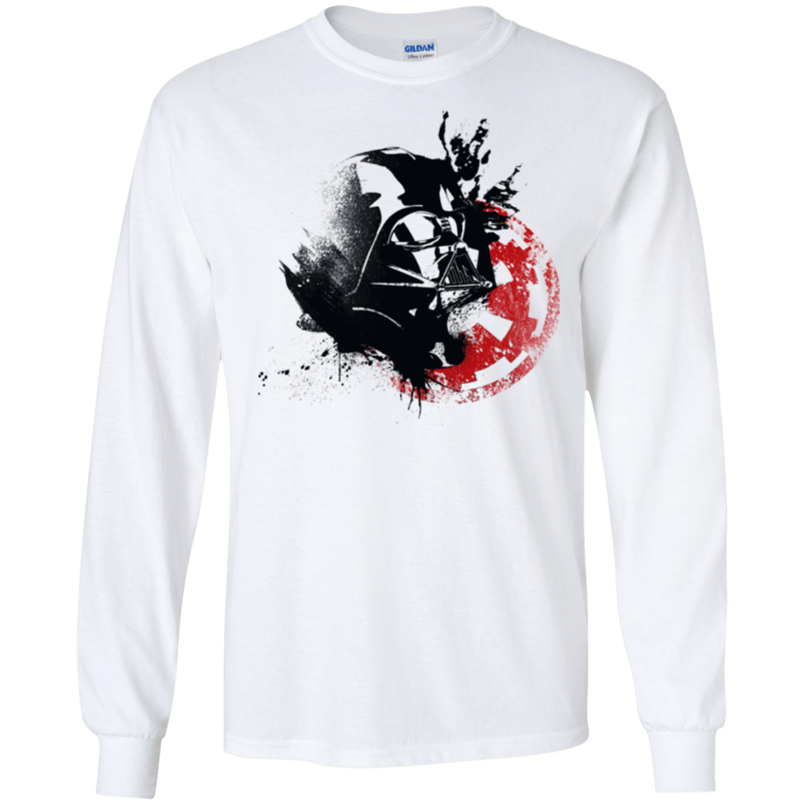 T-Shirts White / S Darth V Men's Long Sleeve T-Shirt