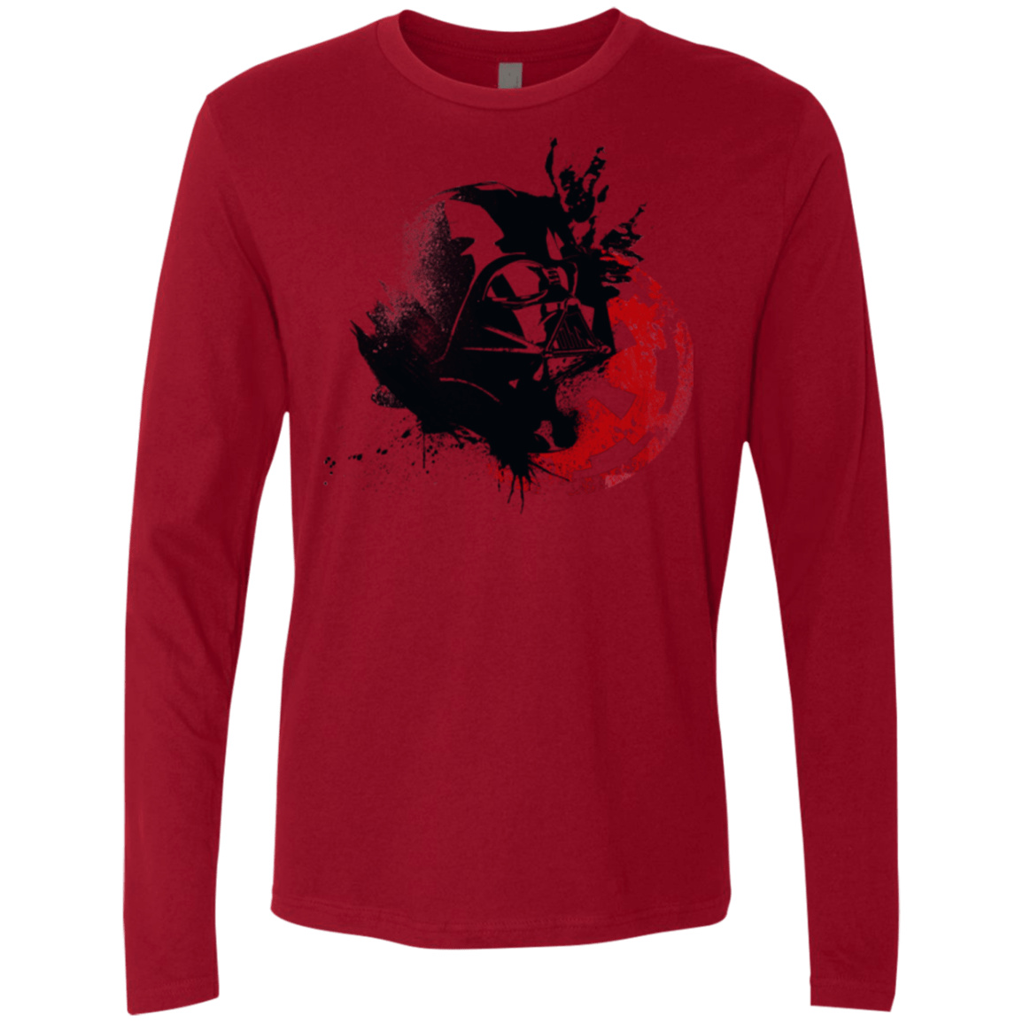 T-Shirts Cardinal / S Darth V Men's Premium Long Sleeve