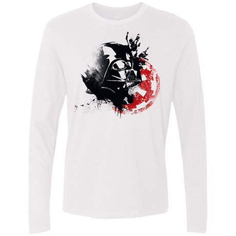 T-Shirts White / S Darth V Men's Premium Long Sleeve