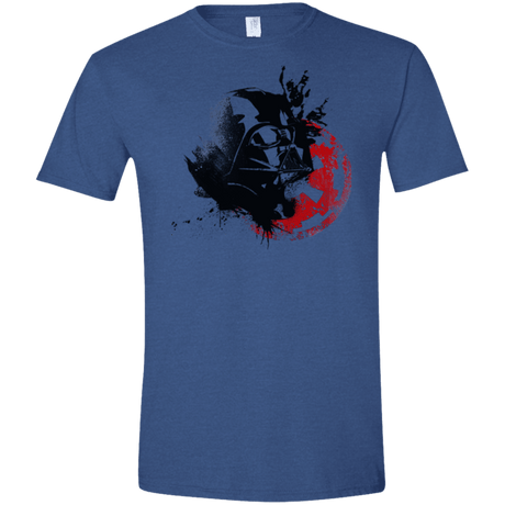 T-Shirts Heather Royal / X-Small Darth V Men's Semi-Fitted Softstyle