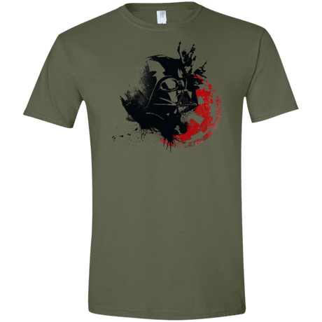 T-Shirts Military Green / S Darth V Men's Semi-Fitted Softstyle