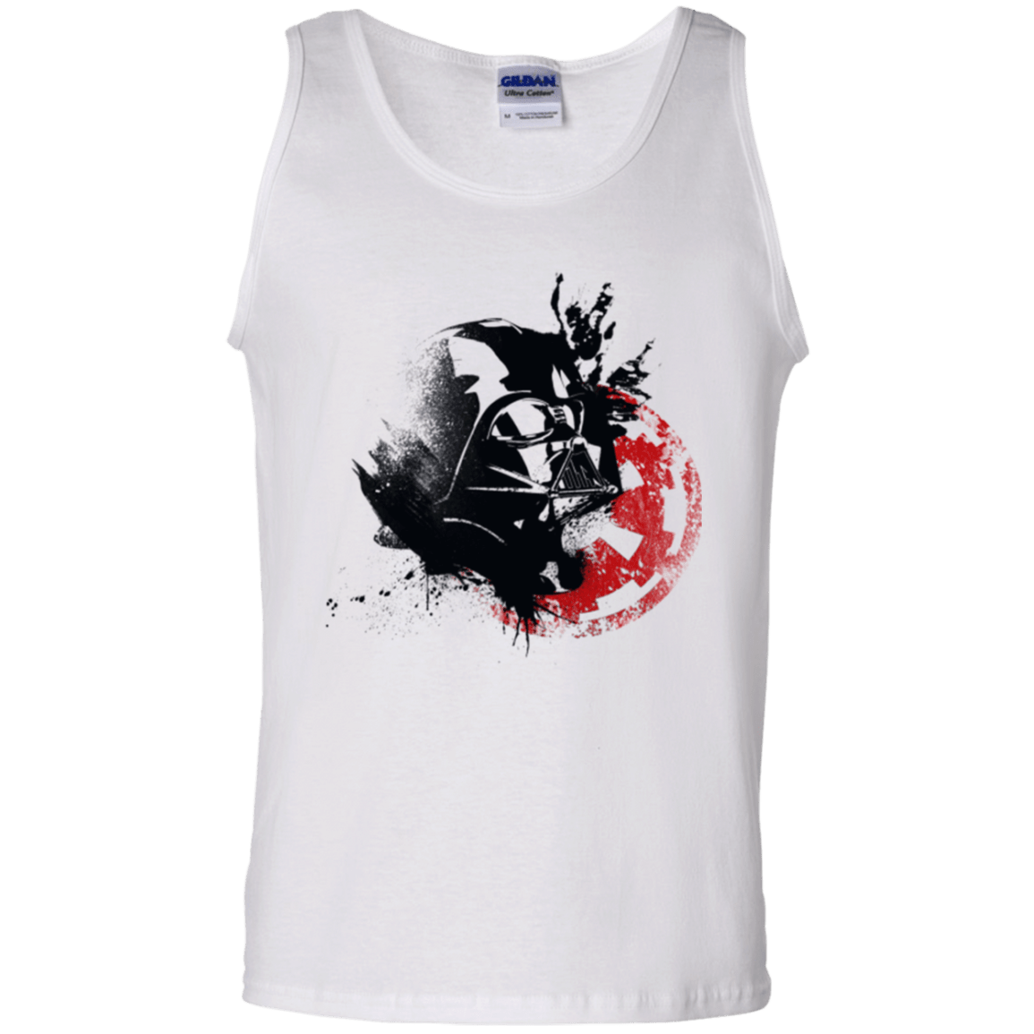 T-Shirts White / S Darth V Men's Tank Top