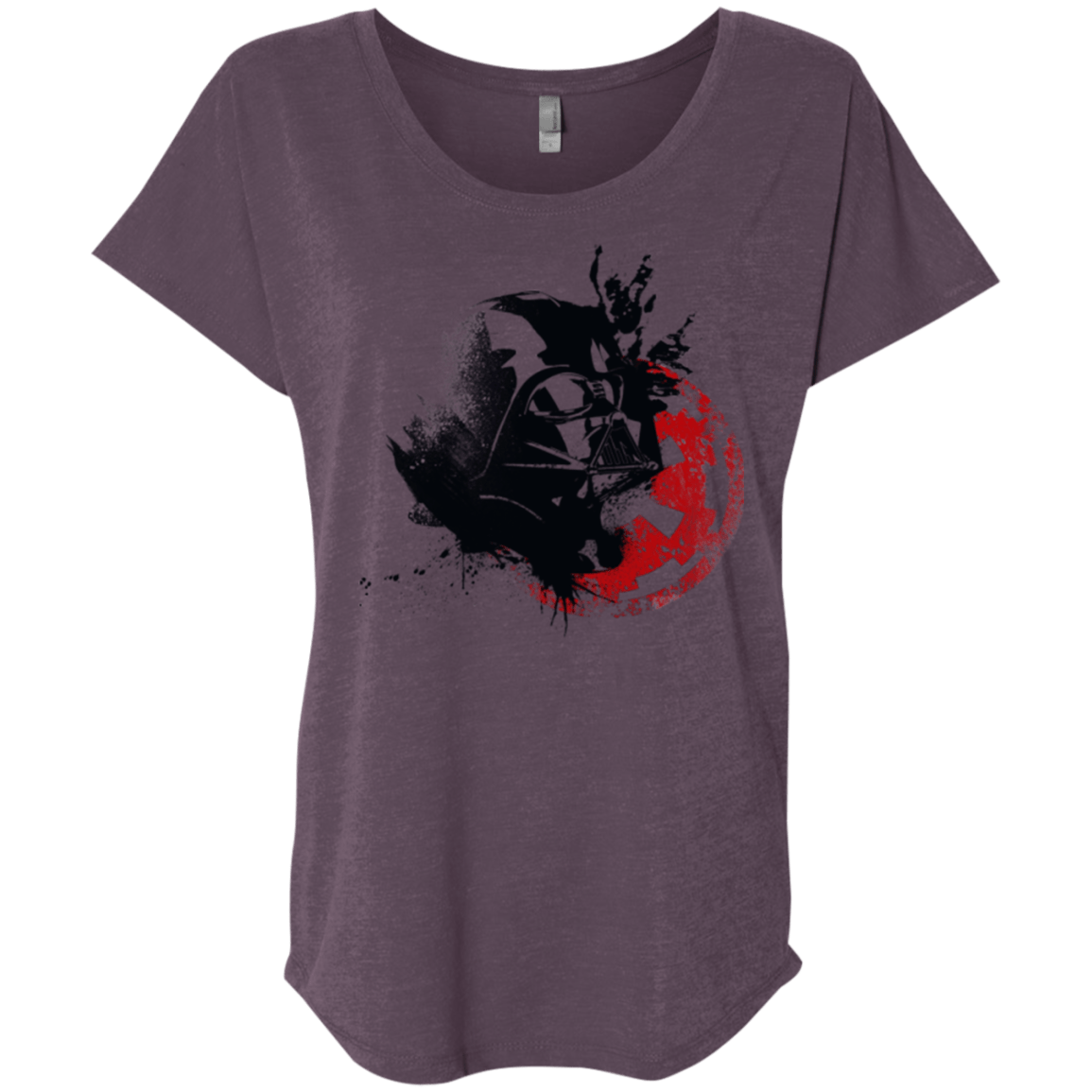 T-Shirts Vintage Purple / X-Small Darth V Triblend Dolman Sleeve