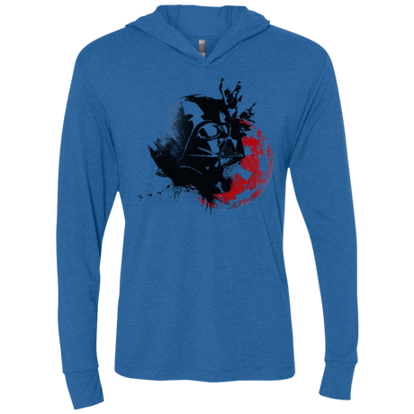 T-Shirts Vintage Royal / X-Small Darth V Triblend Long Sleeve Hoodie Tee