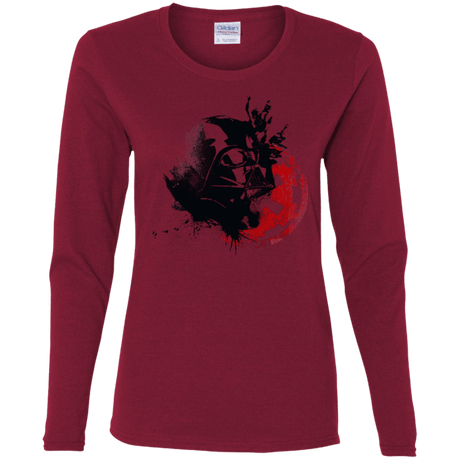 T-Shirts Cardinal / S Darth V Women's Long Sleeve T-Shirt