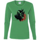 T-Shirts Irish Green / S Darth V Women's Long Sleeve T-Shirt