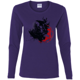 T-Shirts Purple / S Darth V Women's Long Sleeve T-Shirt