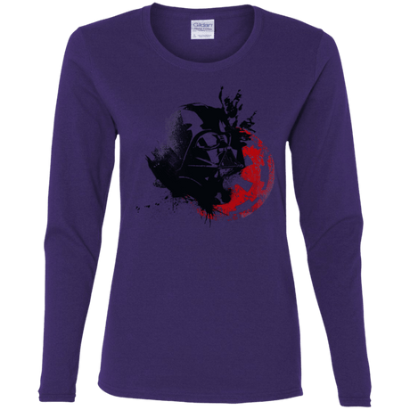 T-Shirts Purple / S Darth V Women's Long Sleeve T-Shirt
