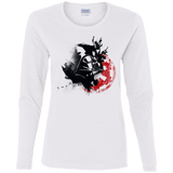 T-Shirts White / S Darth V Women's Long Sleeve T-Shirt