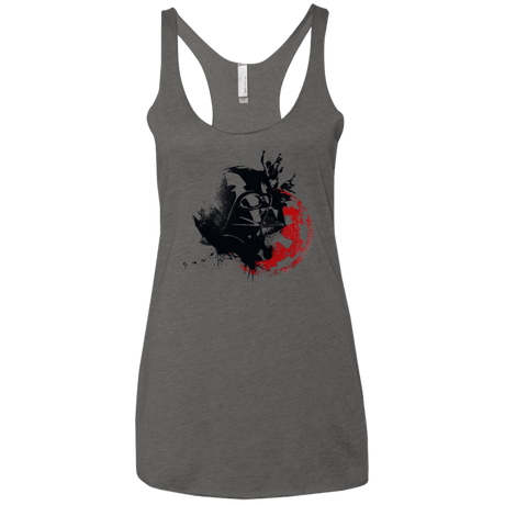 T-Shirts Premium Heather / X-Small Darth V Women's Triblend Racerback Tank