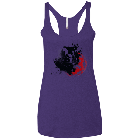 T-Shirts Purple Rush / X-Small Darth V Women's Triblend Racerback Tank