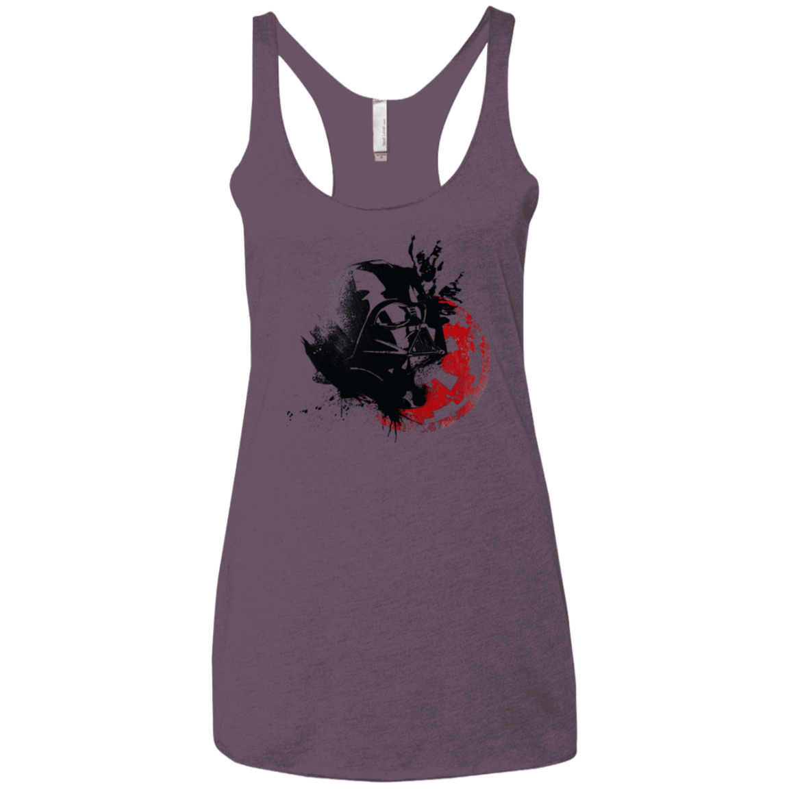 T-Shirts Vintage Purple / X-Small Darth V Women's Triblend Racerback Tank
