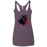 T-Shirts Vintage Purple / X-Small Darth V Women's Triblend Racerback Tank