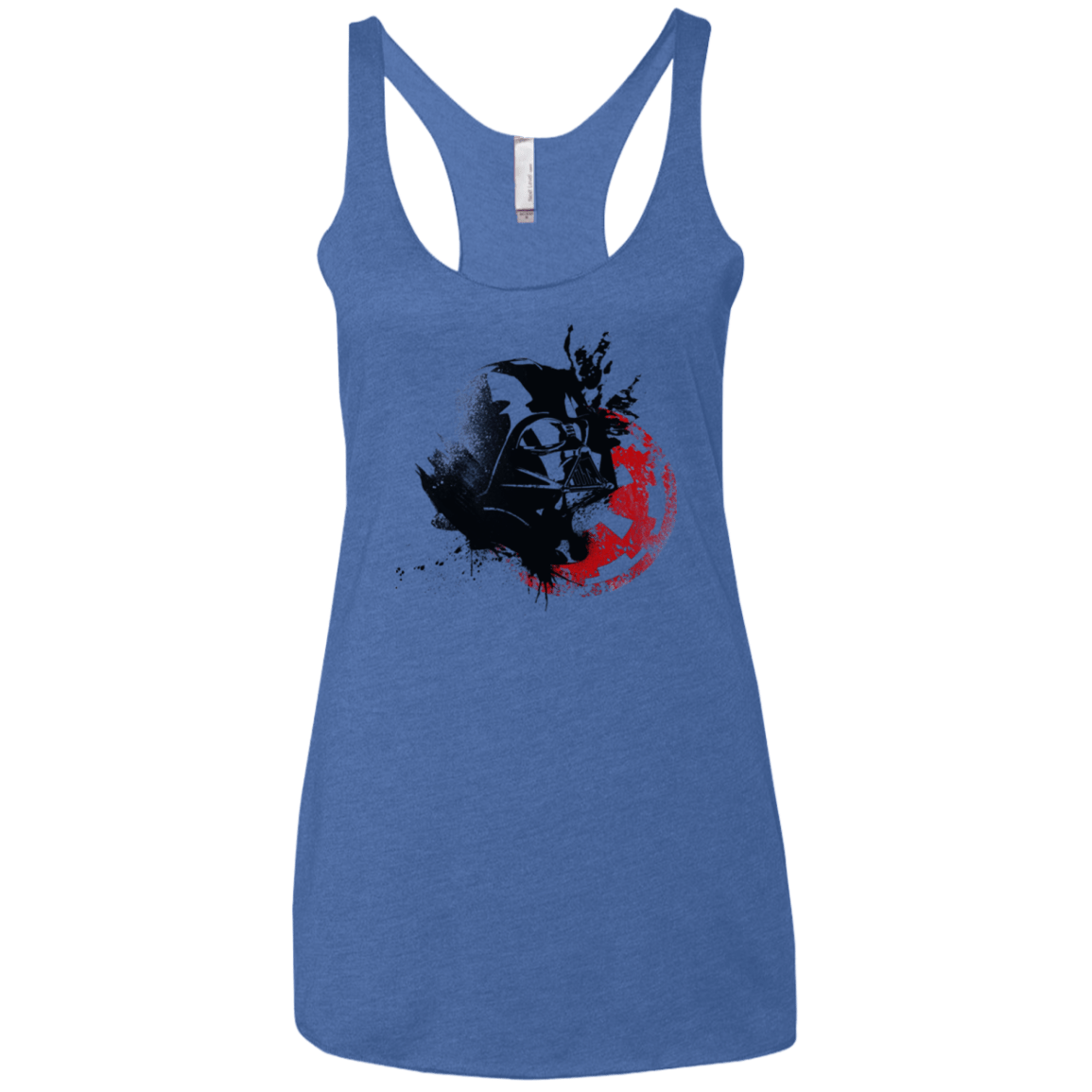 T-Shirts Vintage Royal / X-Small Darth V Women's Triblend Racerback Tank