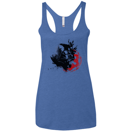 T-Shirts Vintage Royal / X-Small Darth V Women's Triblend Racerback Tank