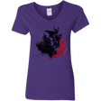 T-Shirts Purple / S Darth V Women's V-Neck T-Shirt