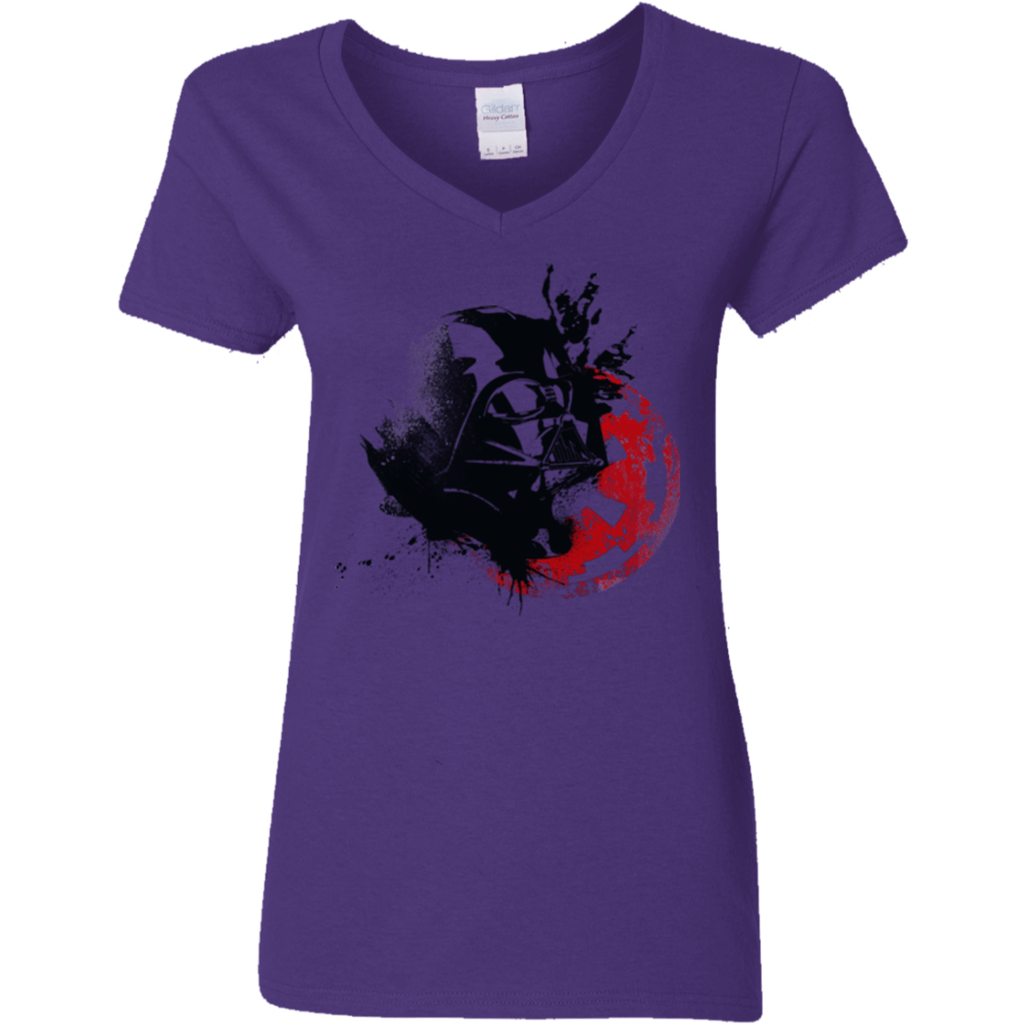 T-Shirts Purple / S Darth V Women's V-Neck T-Shirt