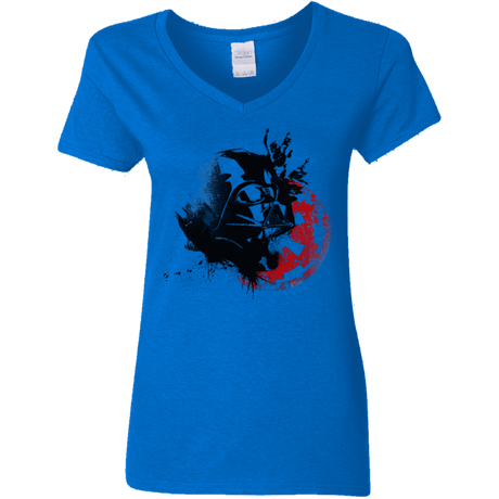 T-Shirts Royal / S Darth V Women's V-Neck T-Shirt