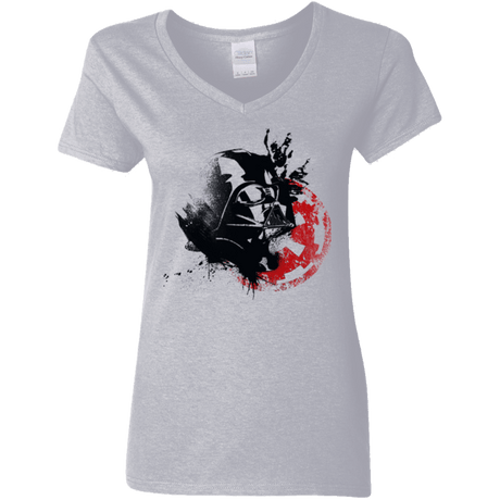 T-Shirts Sport Grey / S Darth V Women's V-Neck T-Shirt