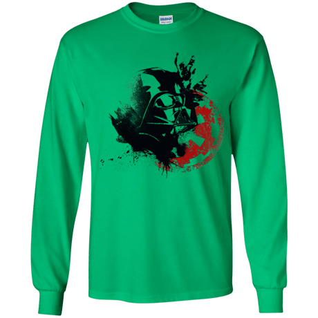 T-Shirts Irish Green / YS Darth V Youth Long Sleeve T-Shirt