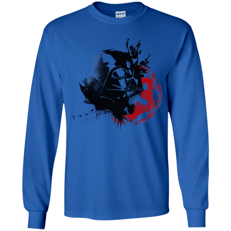 T-Shirts Royal / YS Darth V Youth Long Sleeve T-Shirt