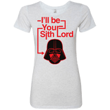T-Shirts Heather White / Small Darth Vader Women's Triblend T-Shirt
