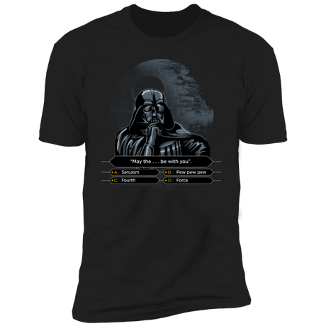 T-Shirts Black / X-Small Darth Wants To Be A Millionaire Men's Premium T-Shirt