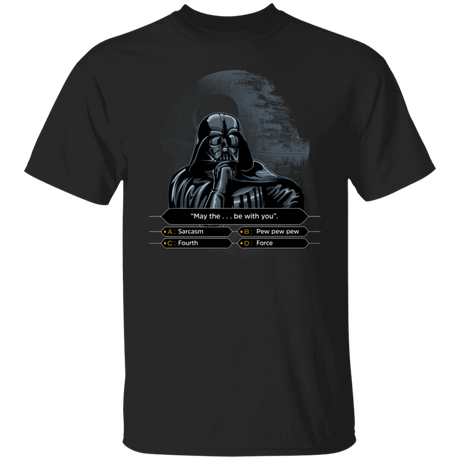 T-Shirts Black / S Darth Wants To Be A Millionaire T-Shirt