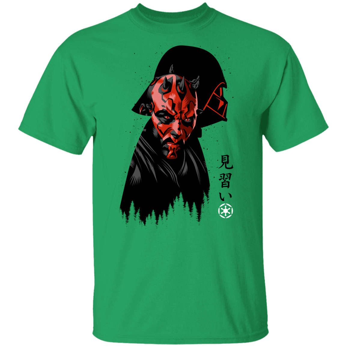 T-Shirts Irish Green / YXS Darth Youth T-Shirt