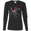T-Shirts Black / S Darthman Women's Long Sleeve T-Shirt