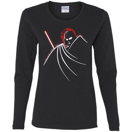 T-Shirts Black / S Darthman Women's Long Sleeve T-Shirt