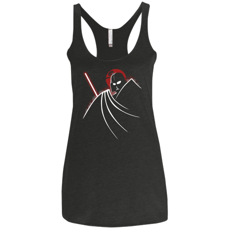 T-Shirts Vintage Black / X-Small Darthman Women's Triblend Racerback Tank