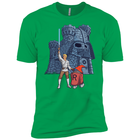 T-Shirts Kelly Green / YXS Darthskull Castle Boys Premium T-Shirt