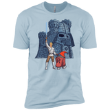 T-Shirts Light Blue / YXS Darthskull Castle Boys Premium T-Shirt