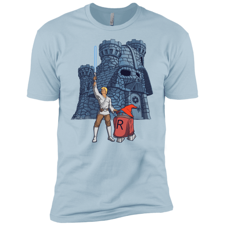 T-Shirts Light Blue / YXS Darthskull Castle Boys Premium T-Shirt