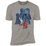 T-Shirts Light Grey / YXS Darthskull Castle Boys Premium T-Shirt