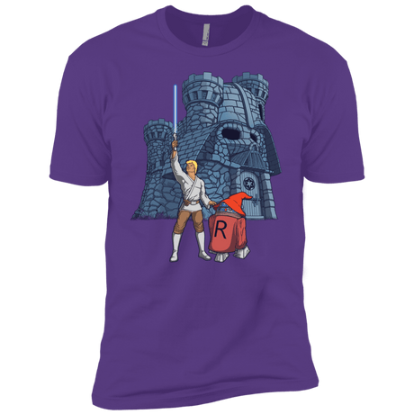 T-Shirts Purple Rush / YXS Darthskull Castle Boys Premium T-Shirt