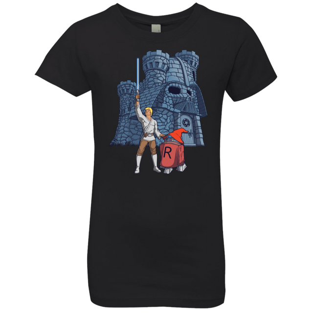 T-Shirts Black / YXS Darthskull Castle Girls Premium T-Shirt