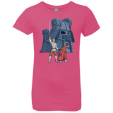 T-Shirts Hot Pink / YXS Darthskull Castle Girls Premium T-Shirt