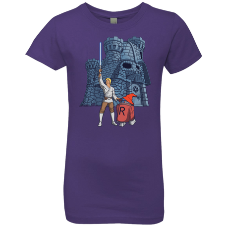 T-Shirts Purple Rush / YXS Darthskull Castle Girls Premium T-Shirt