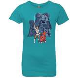 T-Shirts Tahiti Blue / YXS Darthskull Castle Girls Premium T-Shirt