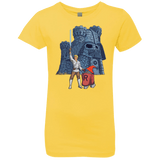 T-Shirts Vibrant Yellow / YXS Darthskull Castle Girls Premium T-Shirt