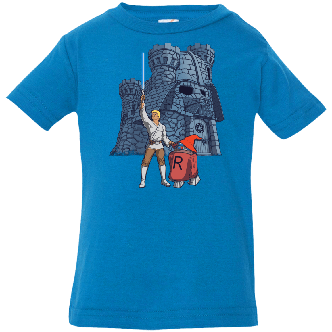 T-Shirts Cobalt / 6 Months Darthskull Castle Infant Premium T-Shirt