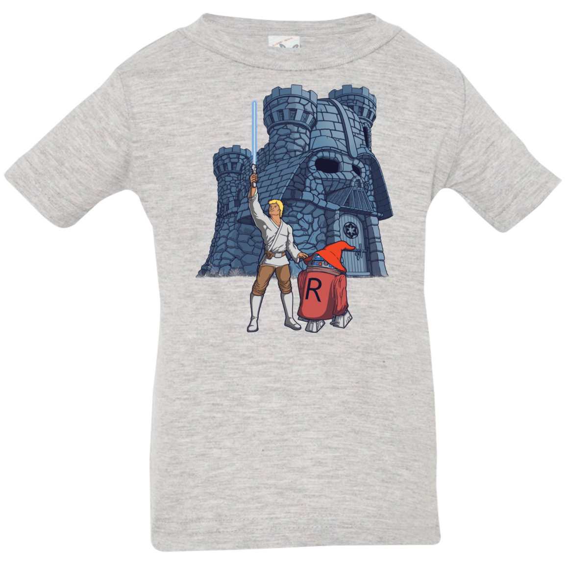 T-Shirts Heather Grey / 6 Months Darthskull Castle Infant Premium T-Shirt
