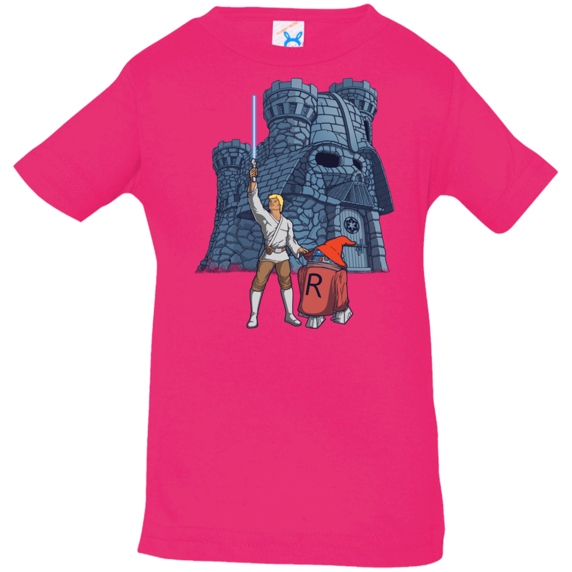 T-Shirts Hot Pink / 6 Months Darthskull Castle Infant Premium T-Shirt